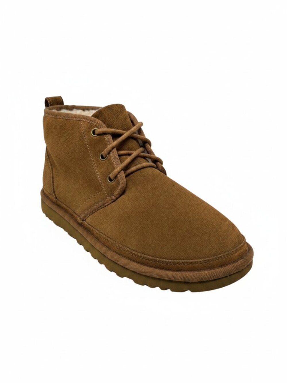 Ugg Neumel boots mens 8 brown suede lace up shoes womens 9 chukka